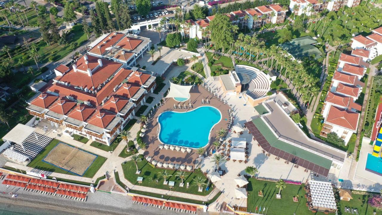 Aqi Hydros Club Hotel Kemer Eksteriør billede Aerial view of the hotel
